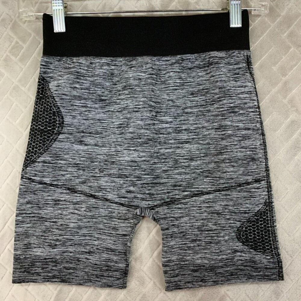 Riva Usa Womens S Athletic Shorts Gray Compression High Rise Bike Running Sports